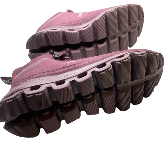 On Running Burgundy Athletic Shoes - Picture 12 of 13